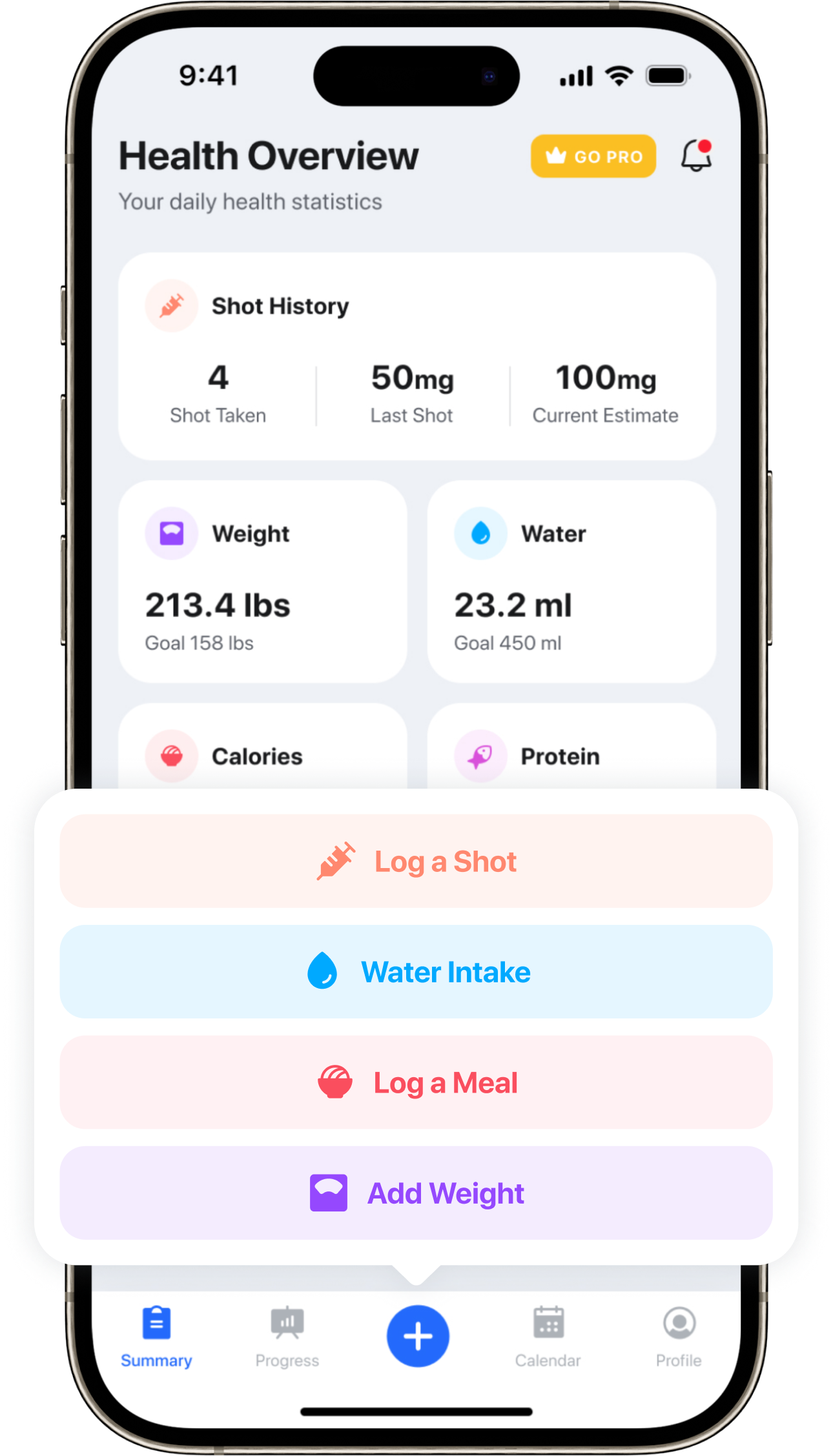 Nutrition and meal logging for Zepbound users in Pep app